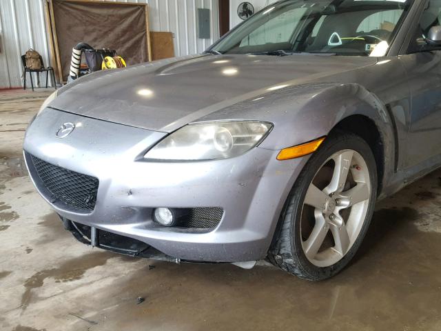 JM1FE173250141984 - 2005 MAZDA RX8 GRAY photo 10