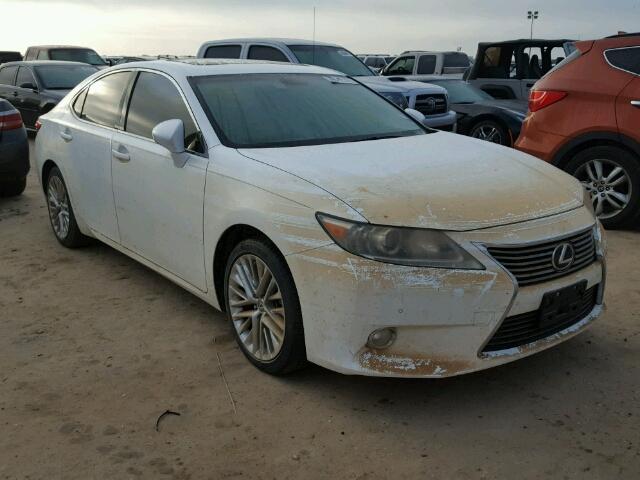 JTHBK1GG2D2013658 - 2013 LEXUS ES WHITE photo 1