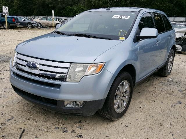 2FMDK39C58BA05937 - 2008 FORD EDGE LIMIT BLUE photo 2