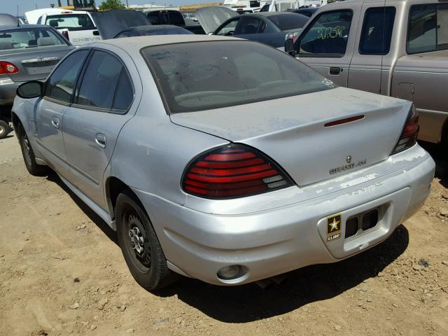 1G2NF52F03C299838 - 2003 PONTIAC GRAND AM S ვერცხლისფერი ფოტო 3