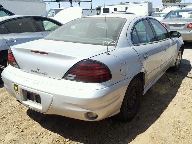 1G2NF52F03C299838 - 2003 PONTIAC GRAND AM S ვერცხლისფერი ფოტო 4