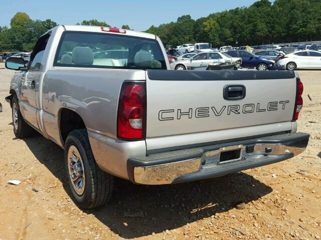 3GCEC14X76G177207 - 2006 CHEVROLET SILVERADO SILVER photo 3