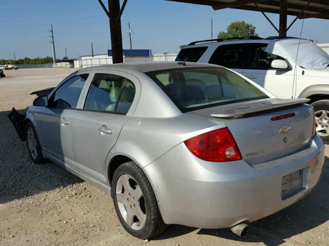 1G1AT58HX97223095 - 2009 CHEVROLET COBALT SILVER photo 3