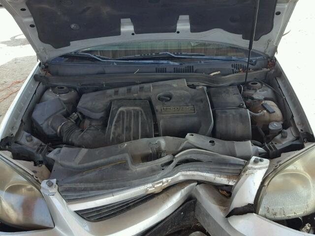 1G1AT58HX97223095 - 2009 CHEVROLET COBALT SILVER photo 7