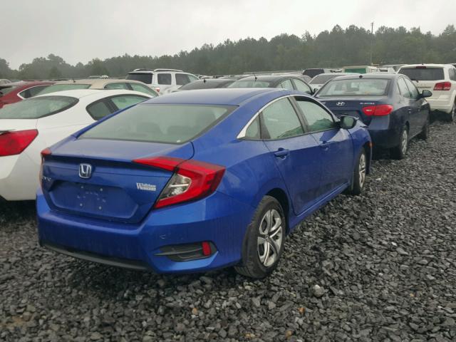 19XFC2F51GE040122 - 2016 HONDA CIVIC LX BLUE photo 4