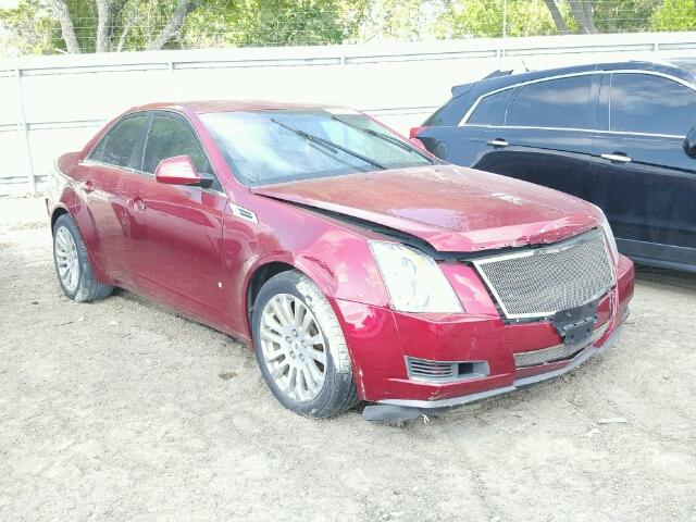 1G6DM577680118039 - 2008 CADILLAC CTS MAROON photo 1