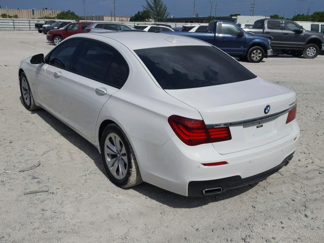 WBAYE4C53DD136721 - 2013 BMW 740 LI WHITE photo 3