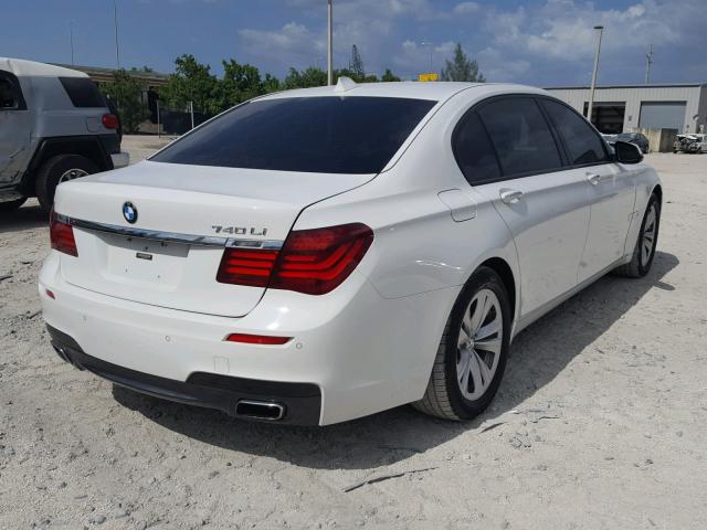 WBAYE4C53DD136721 - 2013 BMW 740 LI WHITE photo 4