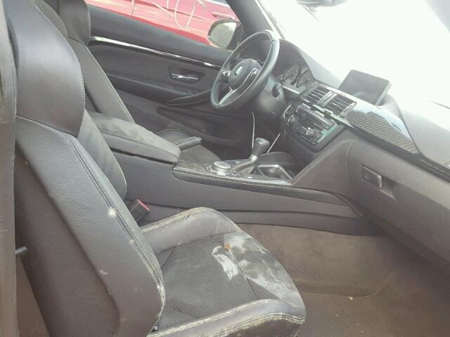 WBS3R9C54FK333662 - 2015 BMW M4 CHARCOAL photo 5