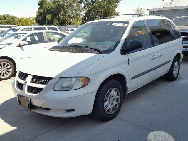 1D4GP45373B300375 - 2003 DODGE CARAVAN SP WHITE photo 2