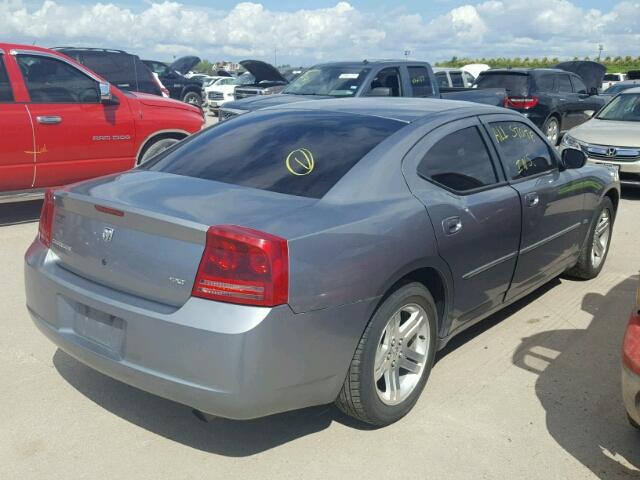 2B3KA43G36H513089 - 2006 DODGE CHARGER SE GRAY photo 4