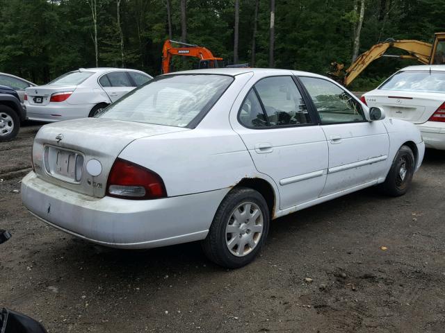 3N1CB51D3YL347569 - 2000 NISSAN SENTRA BAS WHITE photo 4