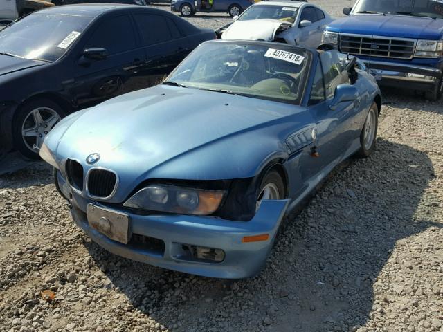 4USCH7331WLD17066 - 1998 BMW Z3 1.9 BLUE photo 2