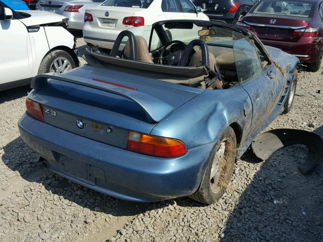 4USCH7331WLD17066 - 1998 BMW Z3 1.9 BLUE photo 4