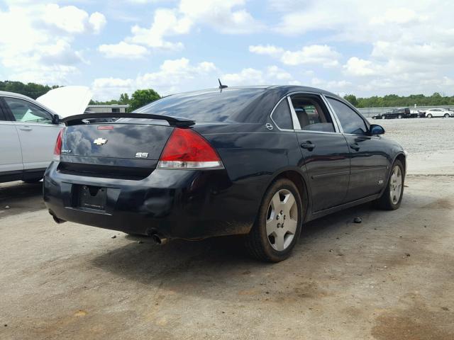 2G1WD58C169237372 - 2006 CHEVROLET IMPALA SUP 黑色 照片 4