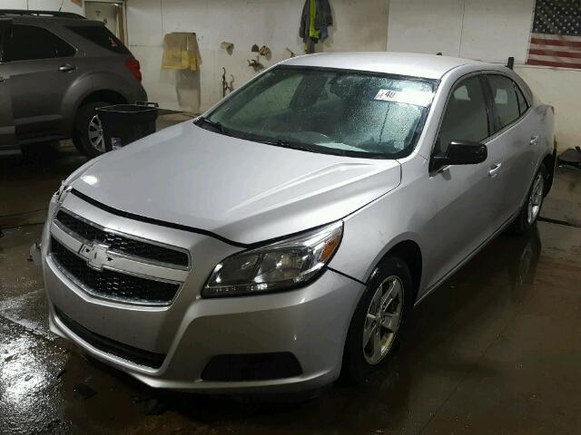 1G11B5SA8DF186755 - 2013 CHEVROLET MALIBU LS SILVER photo 2