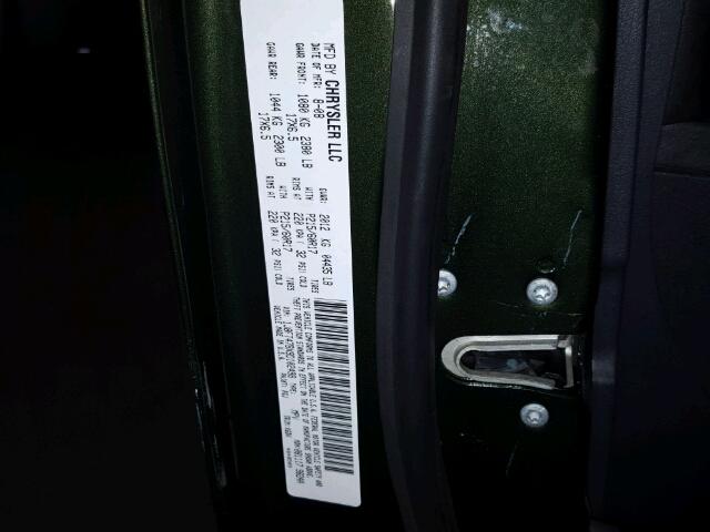 1J8FT47BX9D102498 - 2009 JEEP COMPASS SP GREEN photo 10