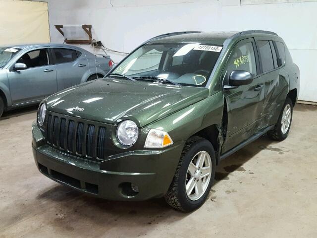 1J8FT47BX9D102498 - 2009 JEEP COMPASS SP GREEN photo 2