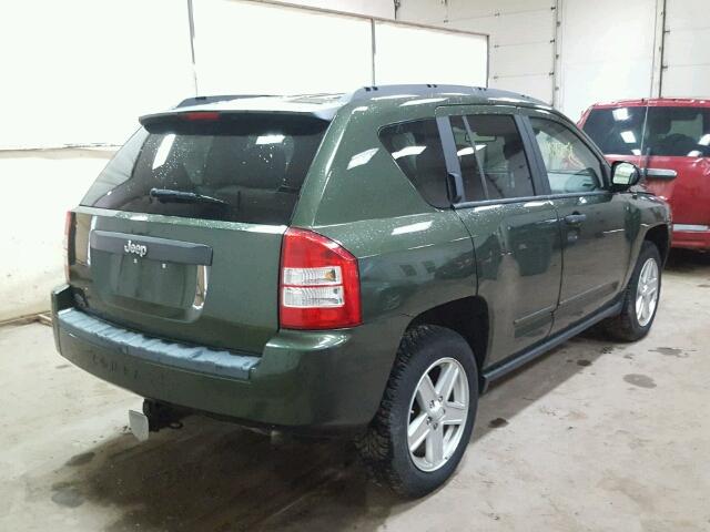 1J8FT47BX9D102498 - 2009 JEEP COMPASS SP GREEN photo 4