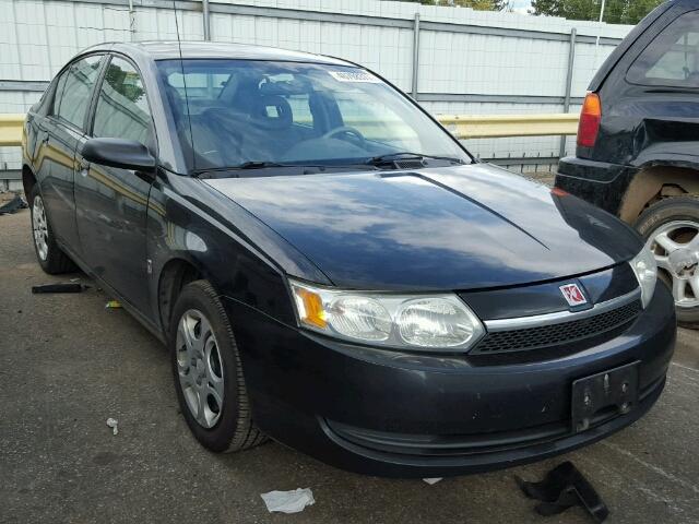 1G8AJ52F33Z186157 - 2003 SATURN ION BLACK photo 1