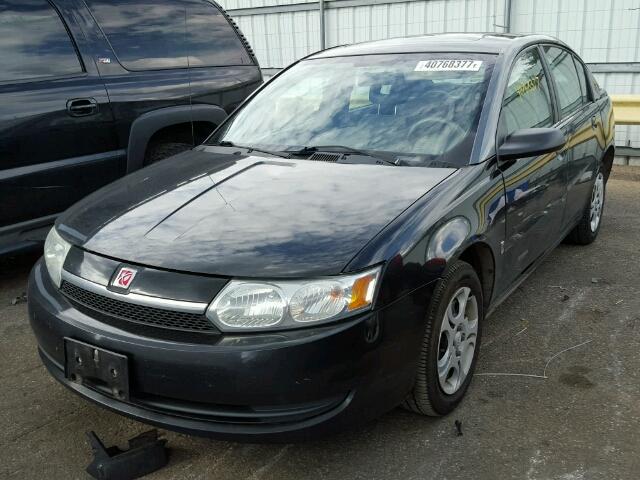 1G8AJ52F33Z186157 - 2003 SATURN ION BLACK photo 2