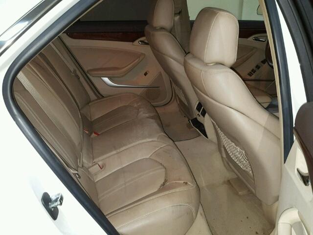 1G6DF577180174724 - 2008 CADILLAC CTS WHITE photo 6