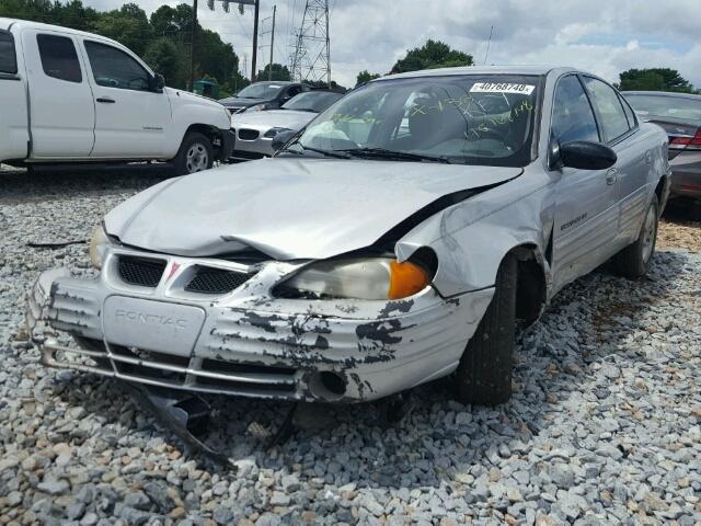 1G2NF52E22M599266 - 2002 PONTIAC GRAND AM S ვერცხლისფერი ფოტო 2