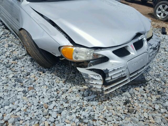 1G2NF52E22M599266 - 2002 PONTIAC GRAND AM S ვერცხლისფერი ფოტო 9