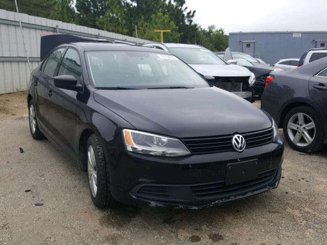 3VW2K7AJ4CM384320 - 2012 VOLKSWAGEN JETTA BASE Սև լուսանկար 1