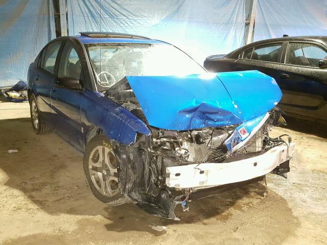 1G8AL52FX3Z151674 - 2003 SATURN ION LEVEL BLUE photo 1
