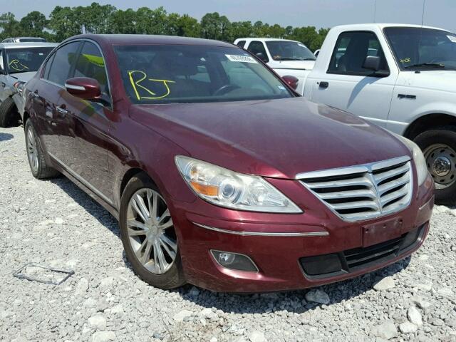 KMHGC4DF2BU115086 - 2011 HYUNDAI GENESIS 4. MAROON photo 1