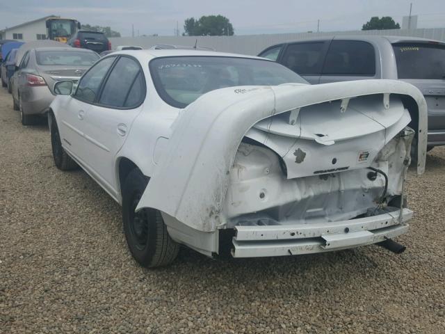 1G2WK52J41F101374 - 2001 PONTIAC GRAND PRIX WHITE photo 3