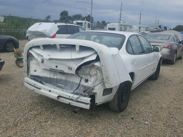 1G2WK52J41F101374 - 2001 PONTIAC GRAND PRIX WHITE photo 4