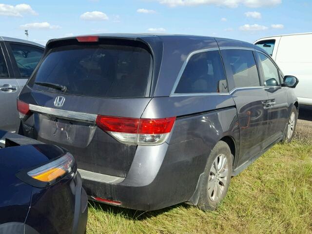 5FNRL5H49GB103884 - 2016 HONDA ODYSSEY GRAY photo 4