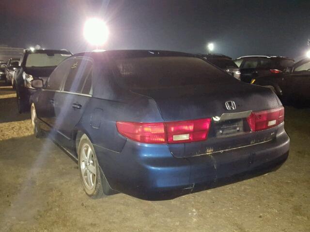 1HGCM56765A006214 - 2005 HONDA ACCORD EX BLUE photo 3