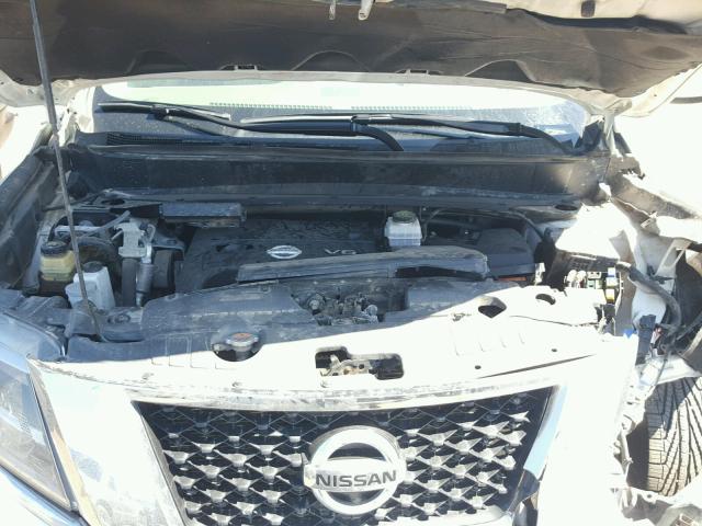 5N1AR2MM9FC606046 - 2015 NISSAN PATHFINDER WHITE photo 7