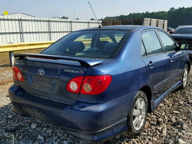 1NXBR32E77Z929299 - 2007 TOYOTA COROLLA CE BLUE photo 4