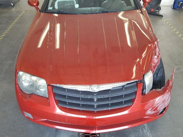 1C3AN69L44X009744 - 2004 CHRYSLER CROSSFIRE RED photo 7