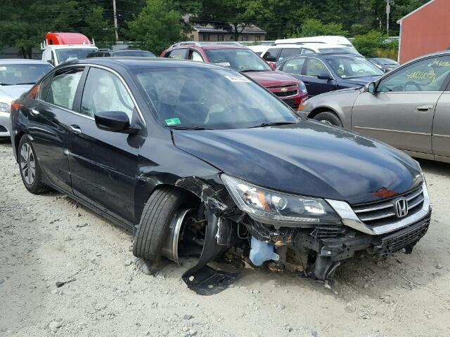 1HGCR2F39DA270605 - 2013 HONDA ACCORD LX BLACK photo 1