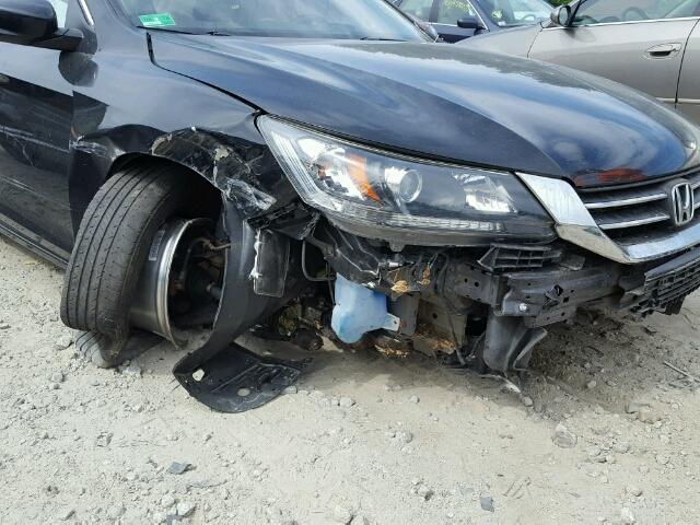 1HGCR2F39DA270605 - 2013 HONDA ACCORD LX BLACK photo 9