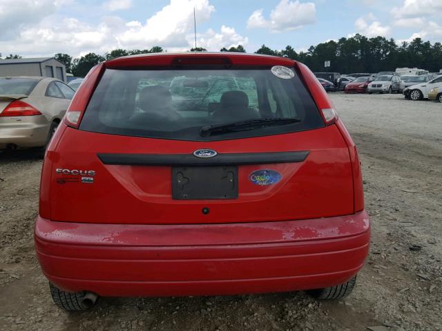 1FAFP31N77W150038 - 2007 FORD FOCUS ZX3 RED photo 9