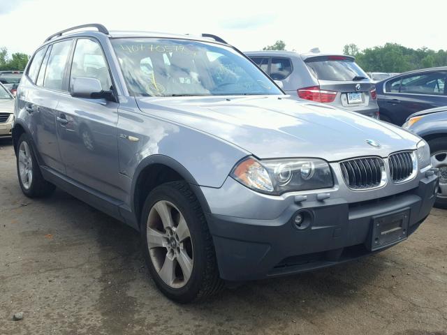 WBXPA93494WC34144 - 2004 BMW X3 3.0I GRAY photo 1