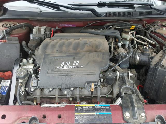 2G1WD58CX81345863 - 2008 CHEVROLET IMPALA SUP 红色 照片 7