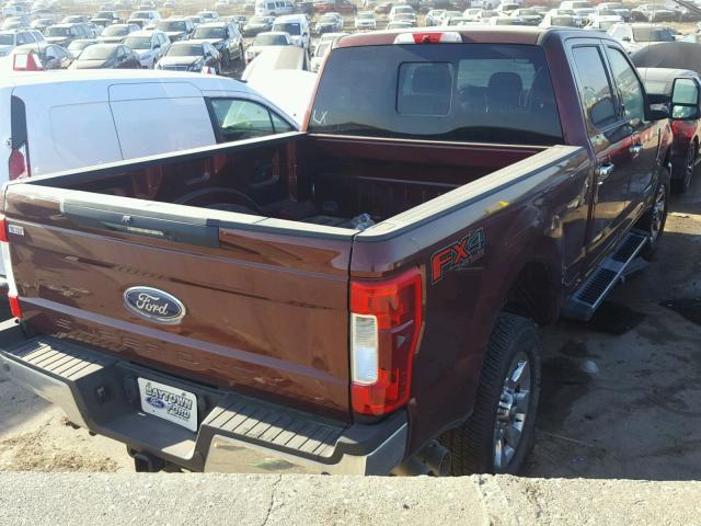 1FT7W2BT3HEB57360 - 2017 FORD F250 SUPER BROWN photo 4