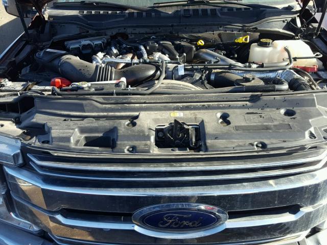 1FT7W2BT3HEB57360 - 2017 FORD F250 SUPER BROWN photo 7