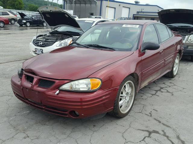 1G2NF52F72C293744 - 2002 PONTIAC GRAND AM S Qırmızı foto 2