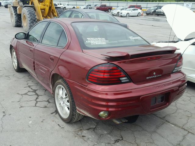 1G2NF52F72C293744 - 2002 PONTIAC GRAND AM S Qırmızı foto 3