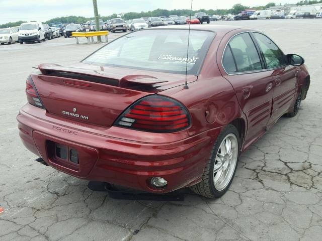 1G2NF52F72C293744 - 2002 PONTIAC GRAND AM S Qırmızı foto 4