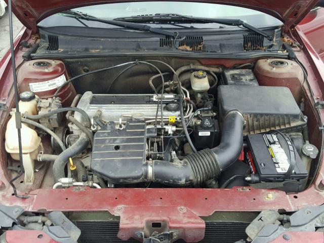 1G2NF52F72C293744 - 2002 PONTIAC GRAND AM S Qırmızı foto 7