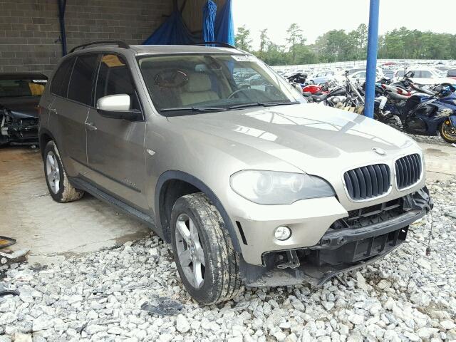 5UXFE43539L264799 - 2009 BMW X5 XDRIVE3 GOLD photo 1